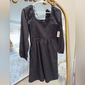 Old Navy Long Sleeve Smocked Mini Dress